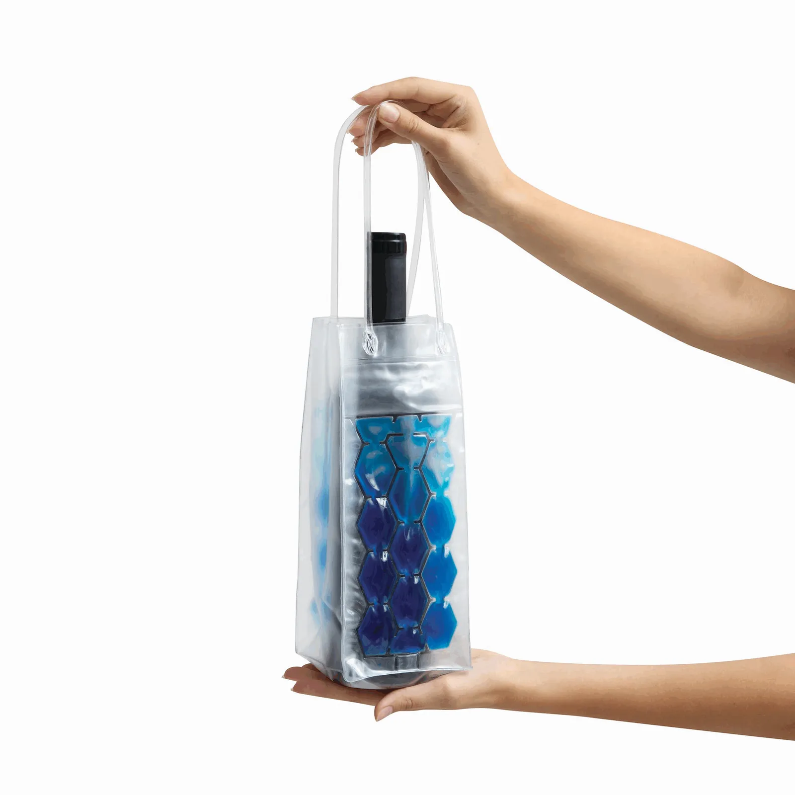 ICE CUBE - Kühltasche ??????????, blau, transparent, ??????????, blau – Bild 4