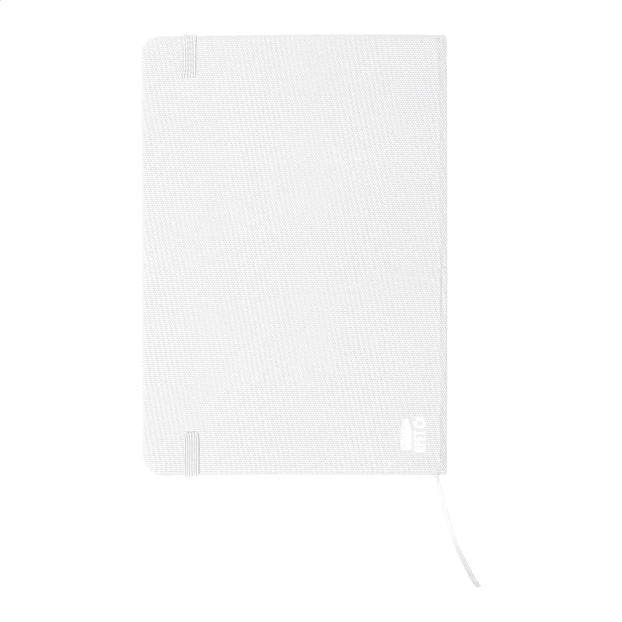 RPET-Notizbuch Baccata, weiß – Bild 2