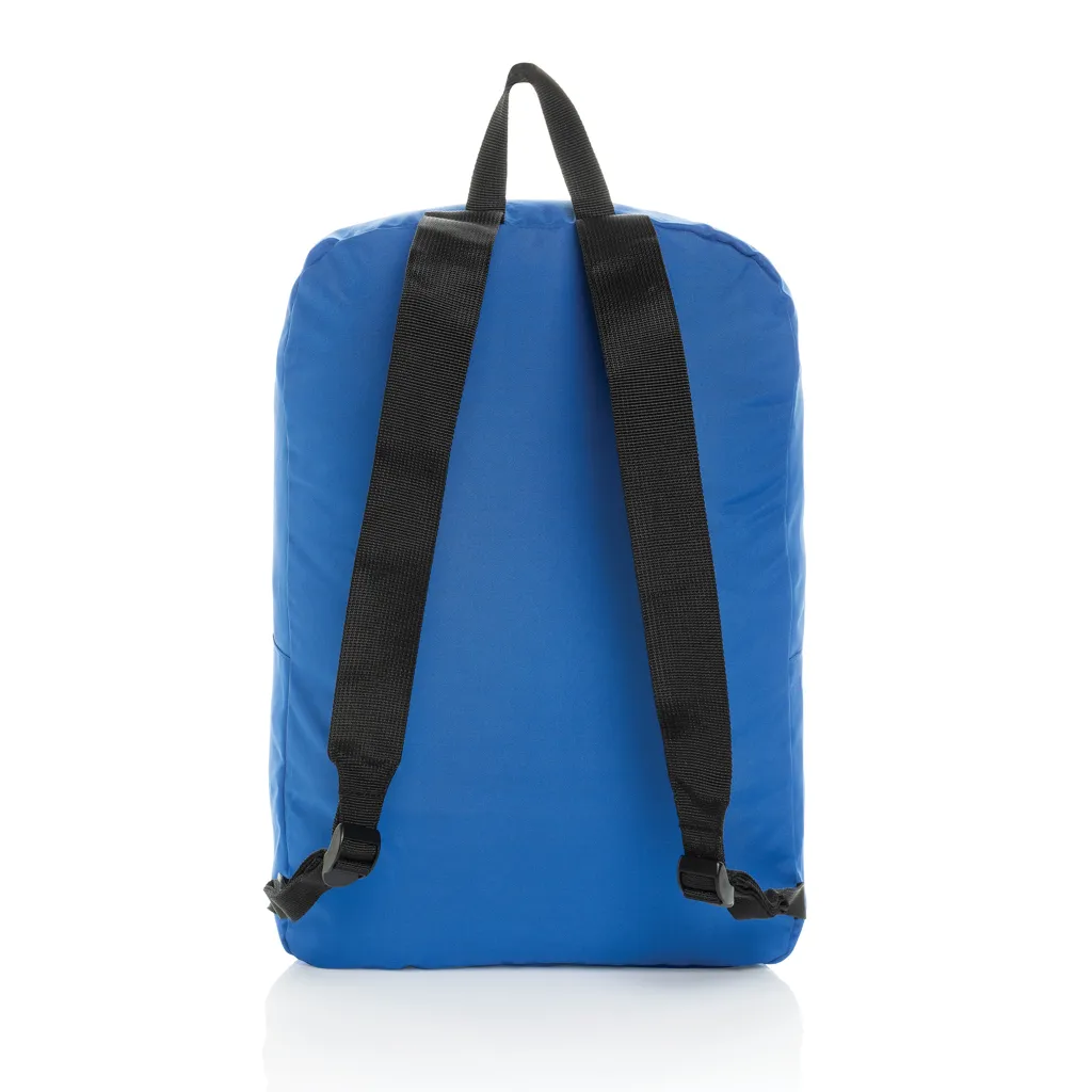 Dillon AWARE™ RPET faltbarer klassischer Rucksack, Königsblau – Bild 4
