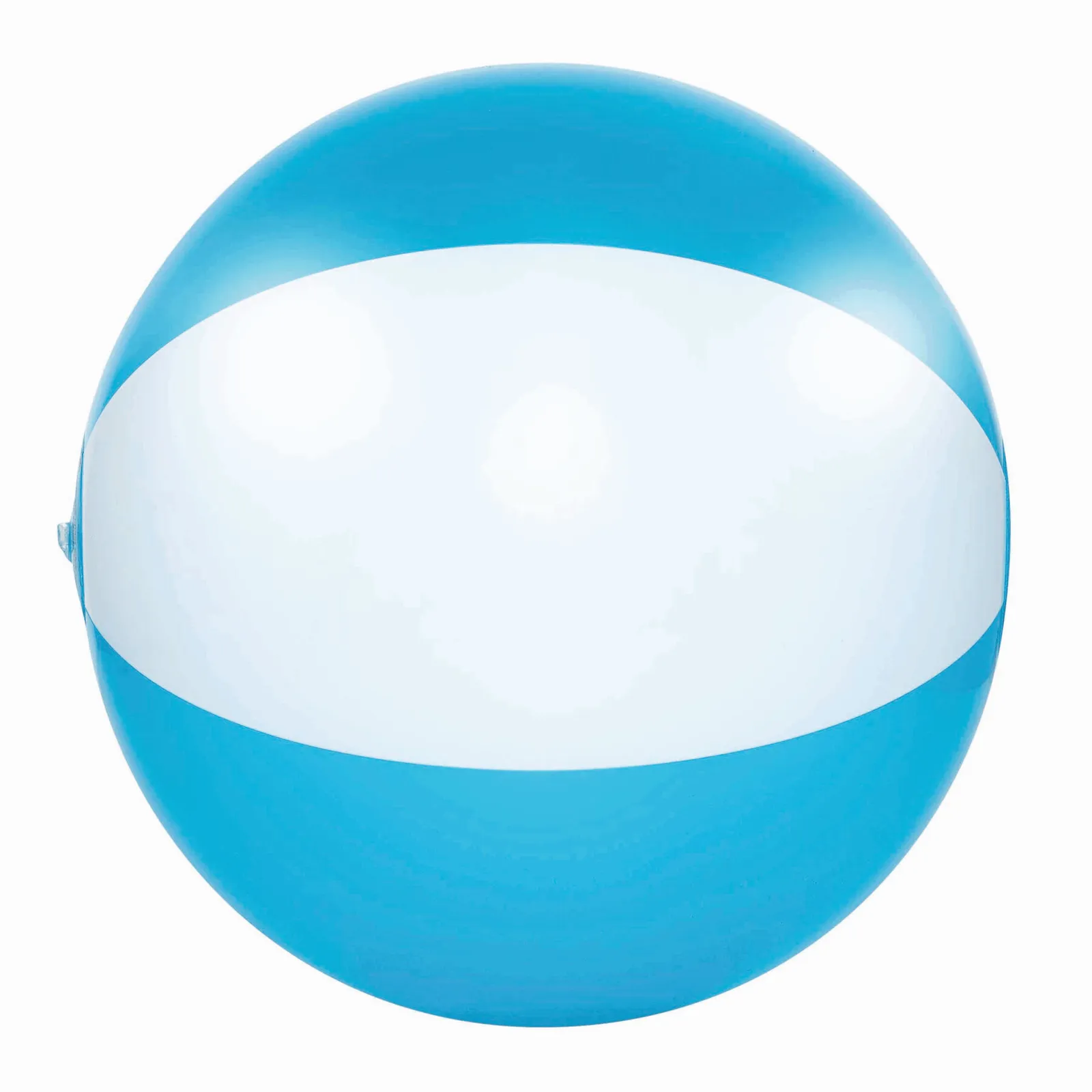 ATLANTIC SHINY - Aufblasbarer Strandball, türkis, weiß – Bild 2