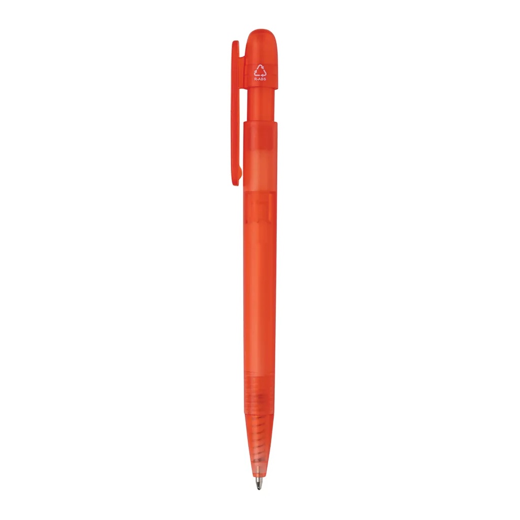 Devin transparenter Stift aus GRS zertifiziertem rABS, rot – Bild 3