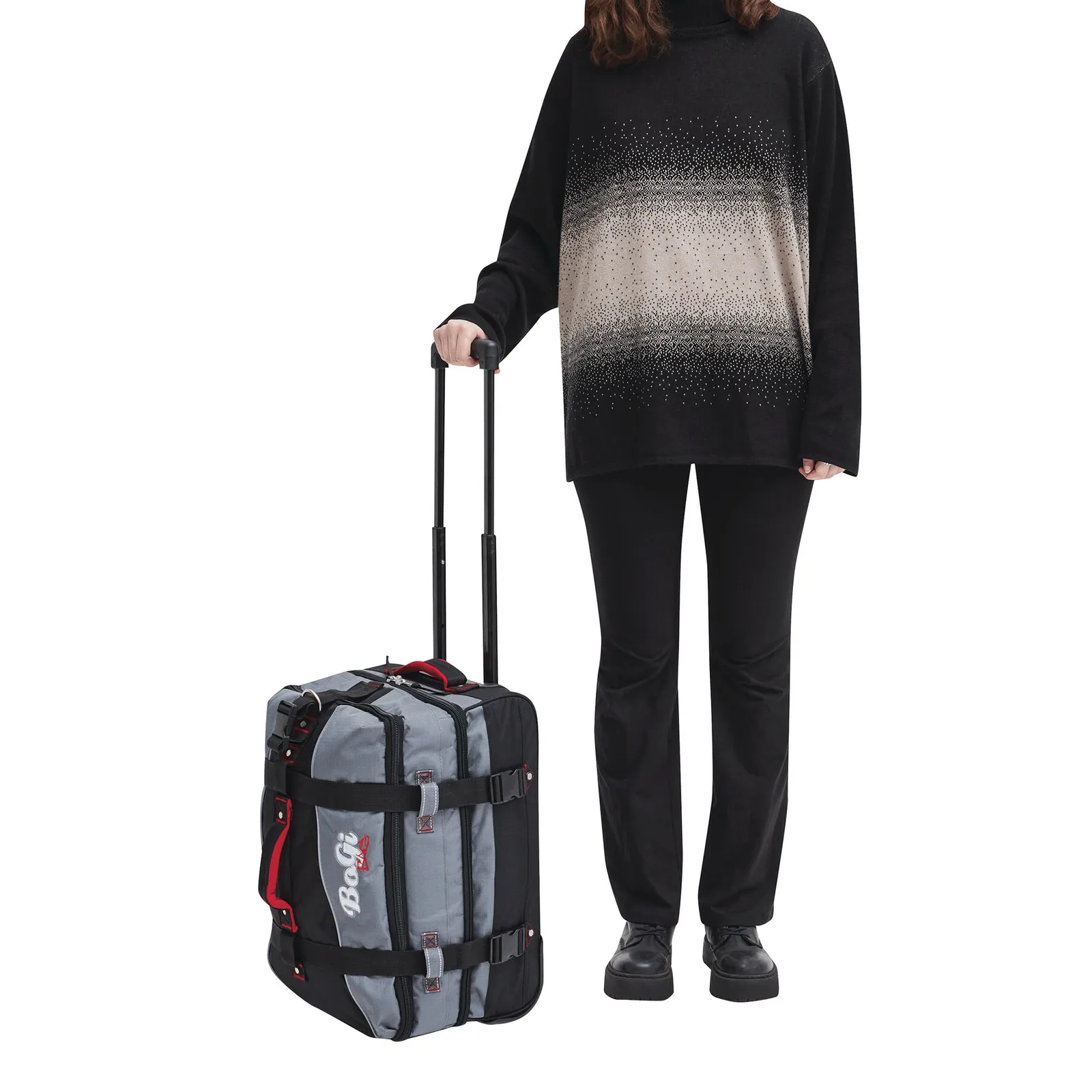BOGI S - Trolley-Reisetasche BoGi S, grau, schwarz – Bild 14