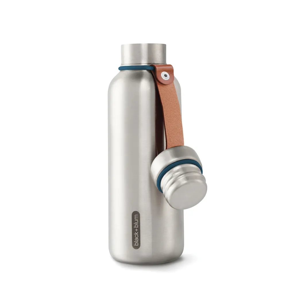 Black+Blum isolierte Wasserflasche klein, 500ml, turkis – Bild 2