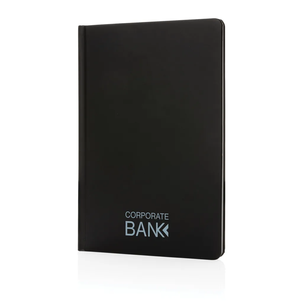 A5 Impact Steinpaper Hardcover Notizbuch, schwarz – Bild 4