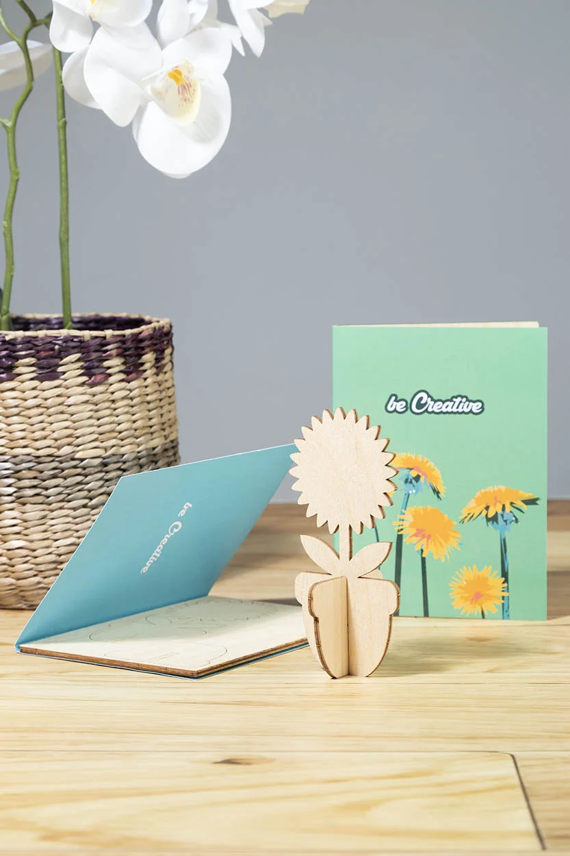 individuelle Puzzle-Postkarte, Haus SendCraft, weiß – Bild 5