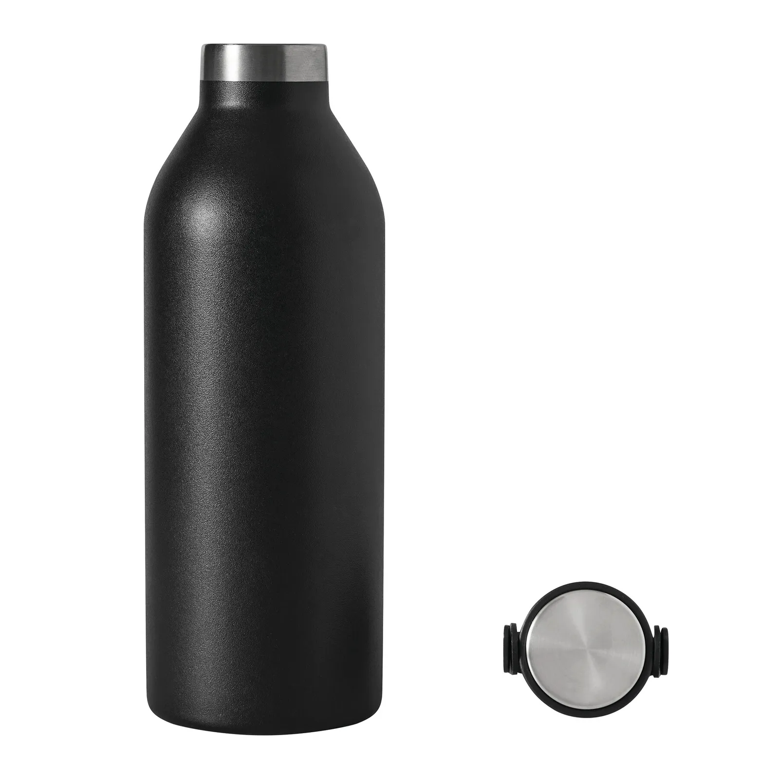 STEELLOOP - Vakuum-Isolierflasche, schwarz – Bild 4