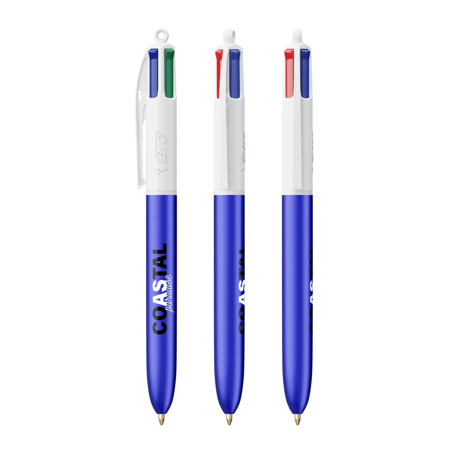 BIC® 4 Colours® Glacé, Blau Glacé / Weiß – Bild 2