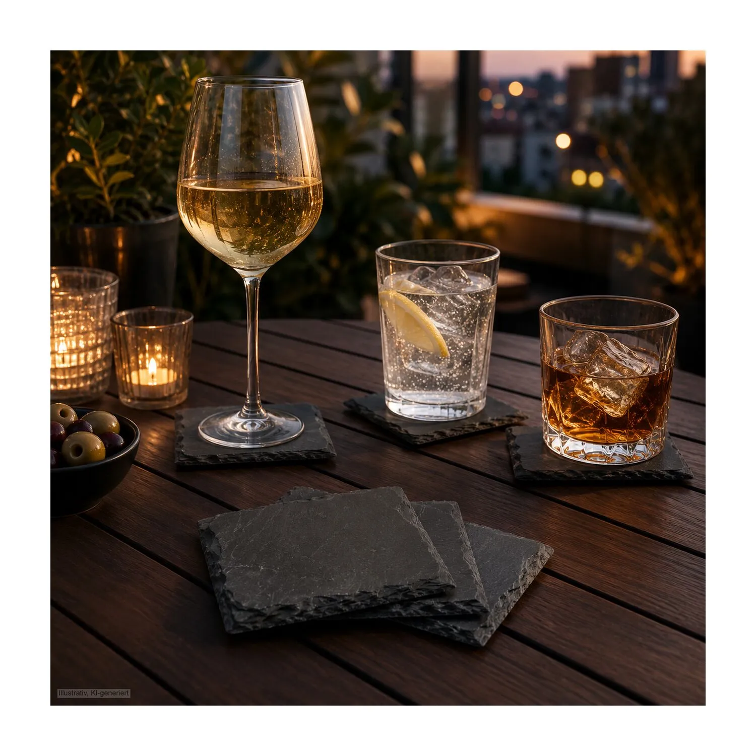 Geschenkset / Präsenteset: Wein-Kühlung, schwarz – Bild 8