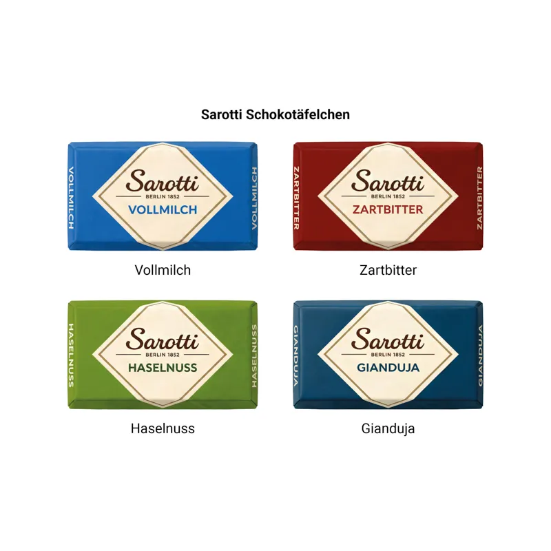 Premium Tisch Adventskalender Sarotti Schokotäfelchen – Bild 2