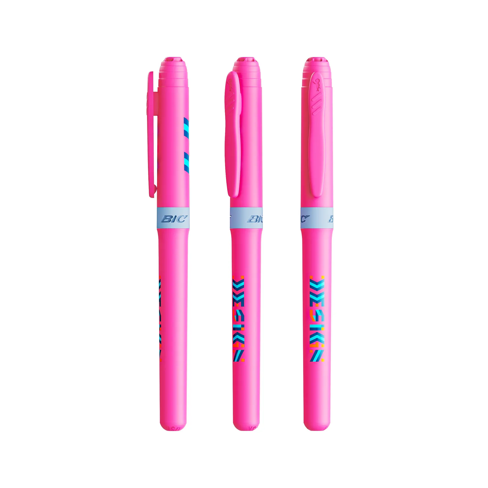 BIC® Brite Liner® Grip Textmarker, Pink – Bild 2