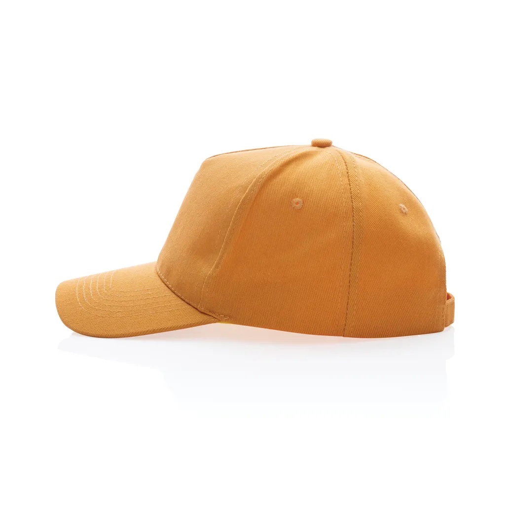 Impact 5 Panel Kappe aus 280gr rCotton mit AWARE™ Tracer, sundial orange – Bild 3