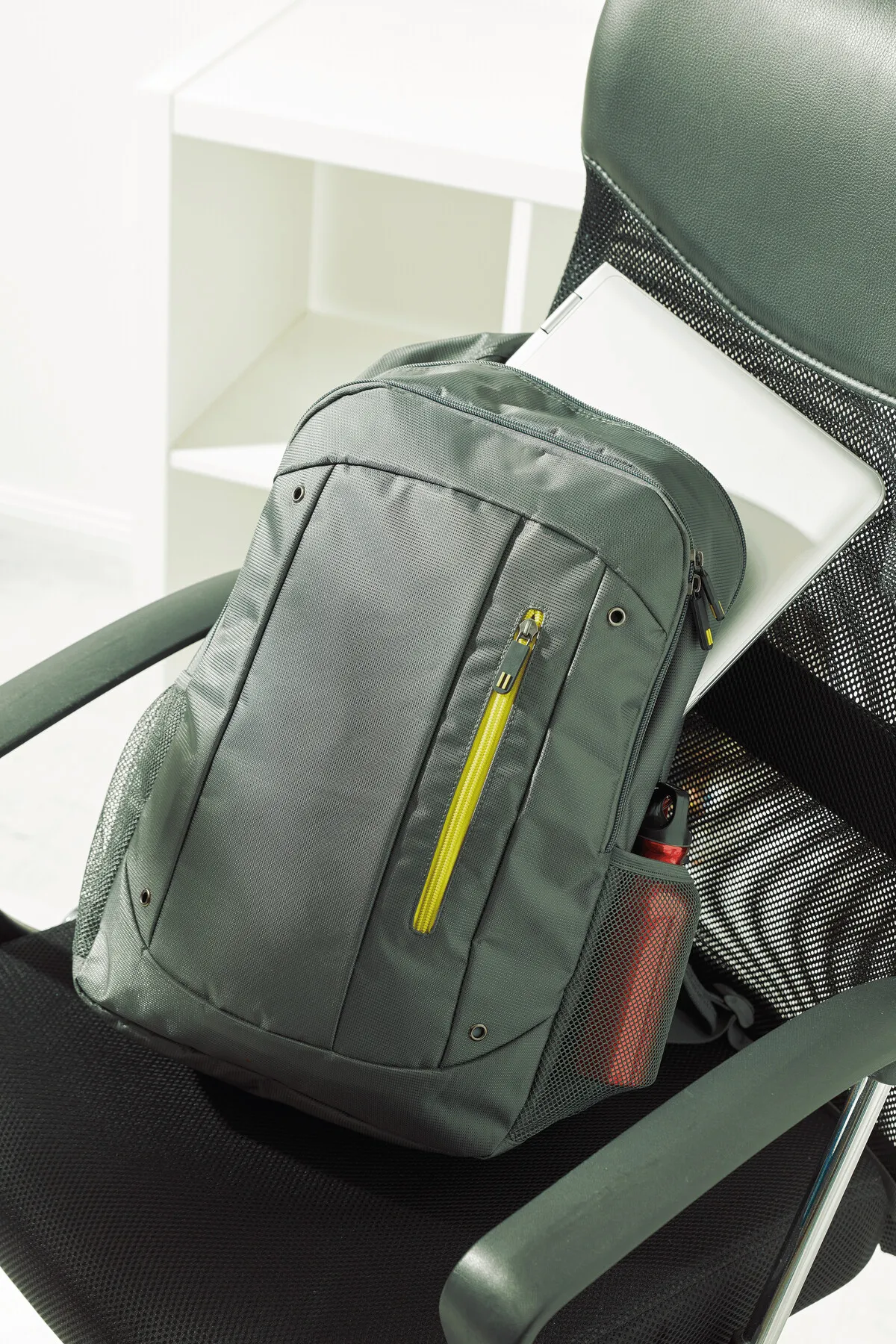 TALLINN - Rucksack, grau, limone – Bild 9