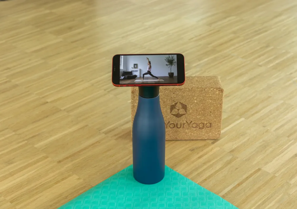Thermoflasche STAND BY ME blau, blau – Bild 8