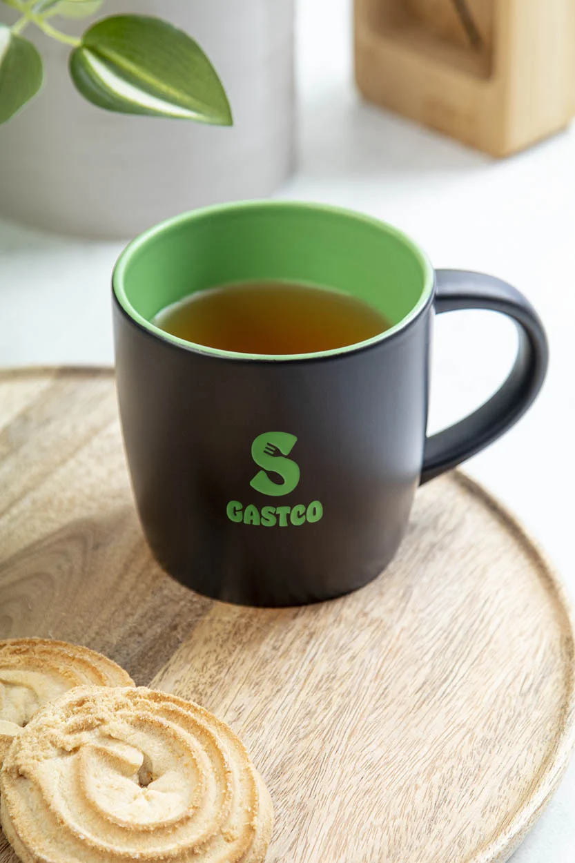 Tasse Sculptus, grün, schwarz – Bild 6