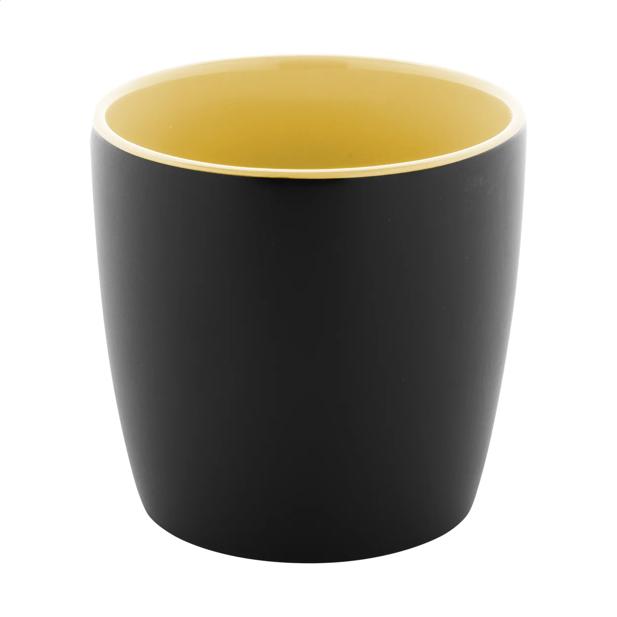 Tasse Matara Nera, gelb, schwarz – Bild 3