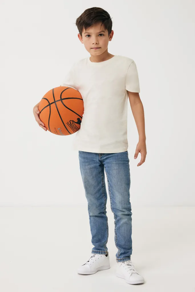 IQONIQ Koli Kids T-Shirt aus recycelter Baumwolle, natural raw – Bild 4
