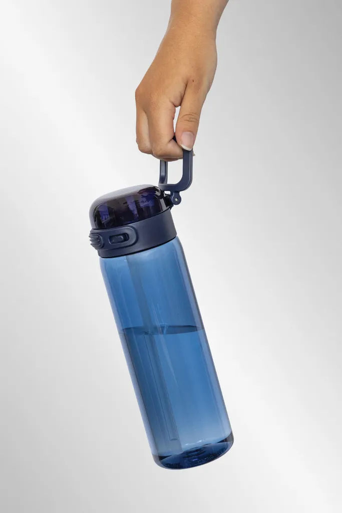 Sip'nLock RCS rPET auslaufsichere Sport-Trinkflasche 800ml, navy blau – Bild 8