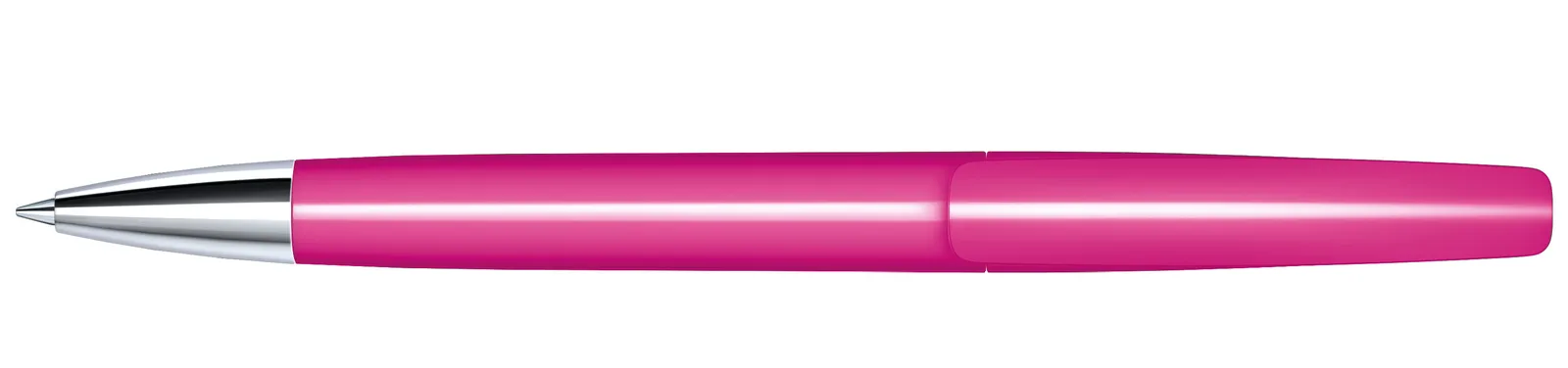Bridge Polished MT Drehkugelschreiber, Rhodamine Red - Pink – Bild 3