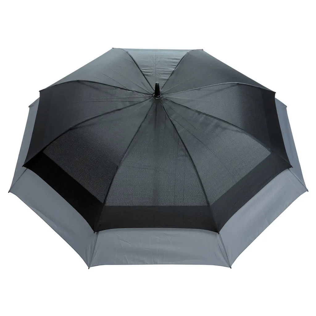 Swiss Peak AWARE™ 23" bis 27" erweiterbarer Regenschirm, schwarz – Bild 2