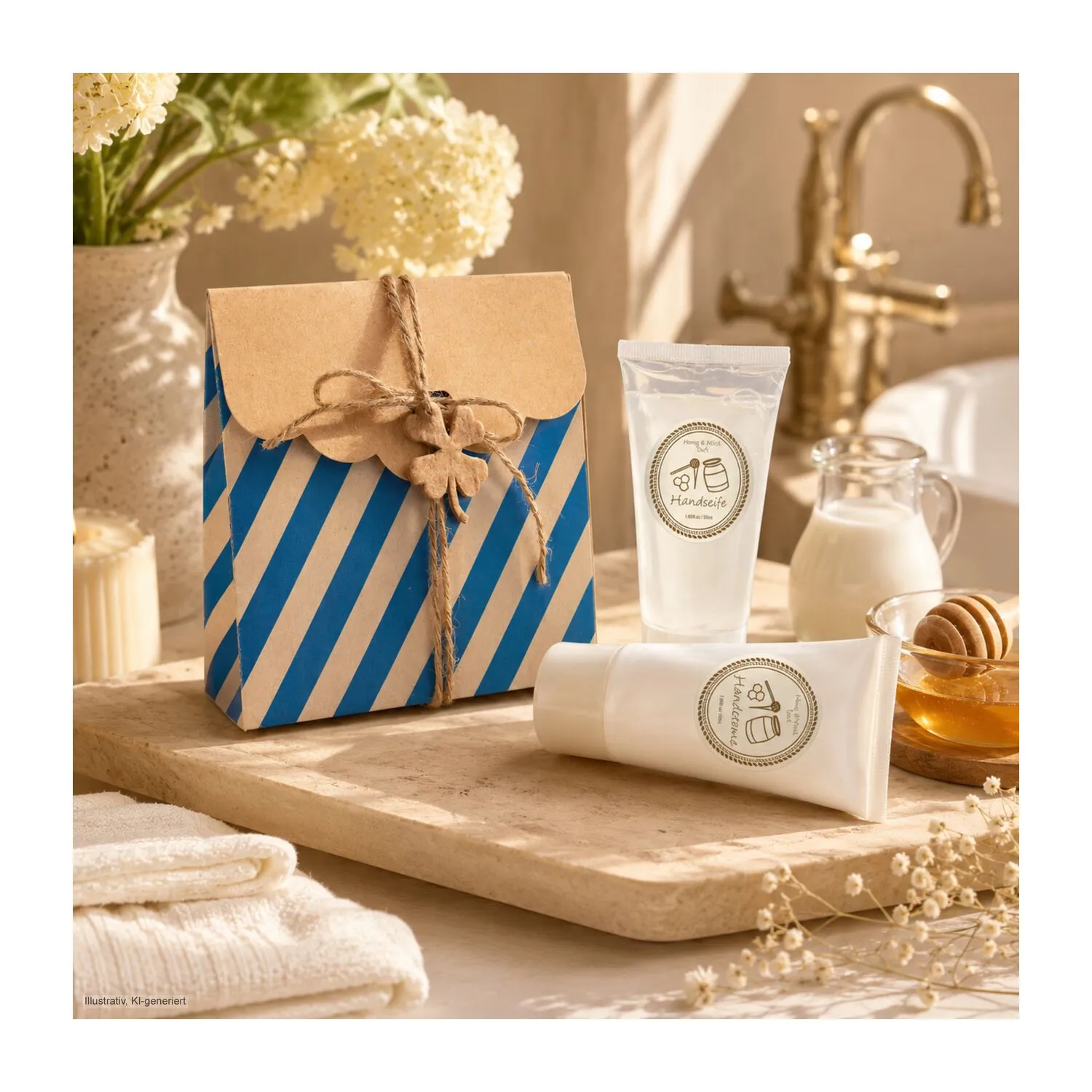 Wellness-Geschenkset: Kleines Glück, braun – Bild 5