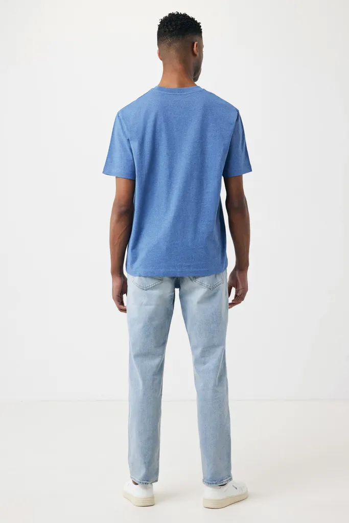 IQONIQ Teide T-Shirt aus recycelter Baumwolle, heather blue – Bild 6