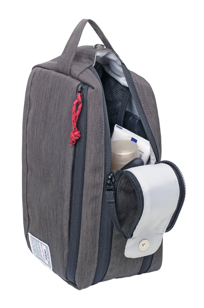 Kulturbeutel BUSINESS WASHBAG 2, anthrazit/schwarz – Bild 5
