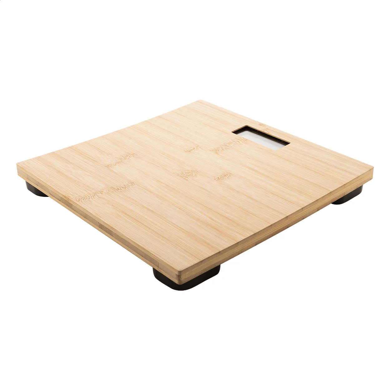 wiederaufladbare Personenwaage BamFit, natur – Bild 4