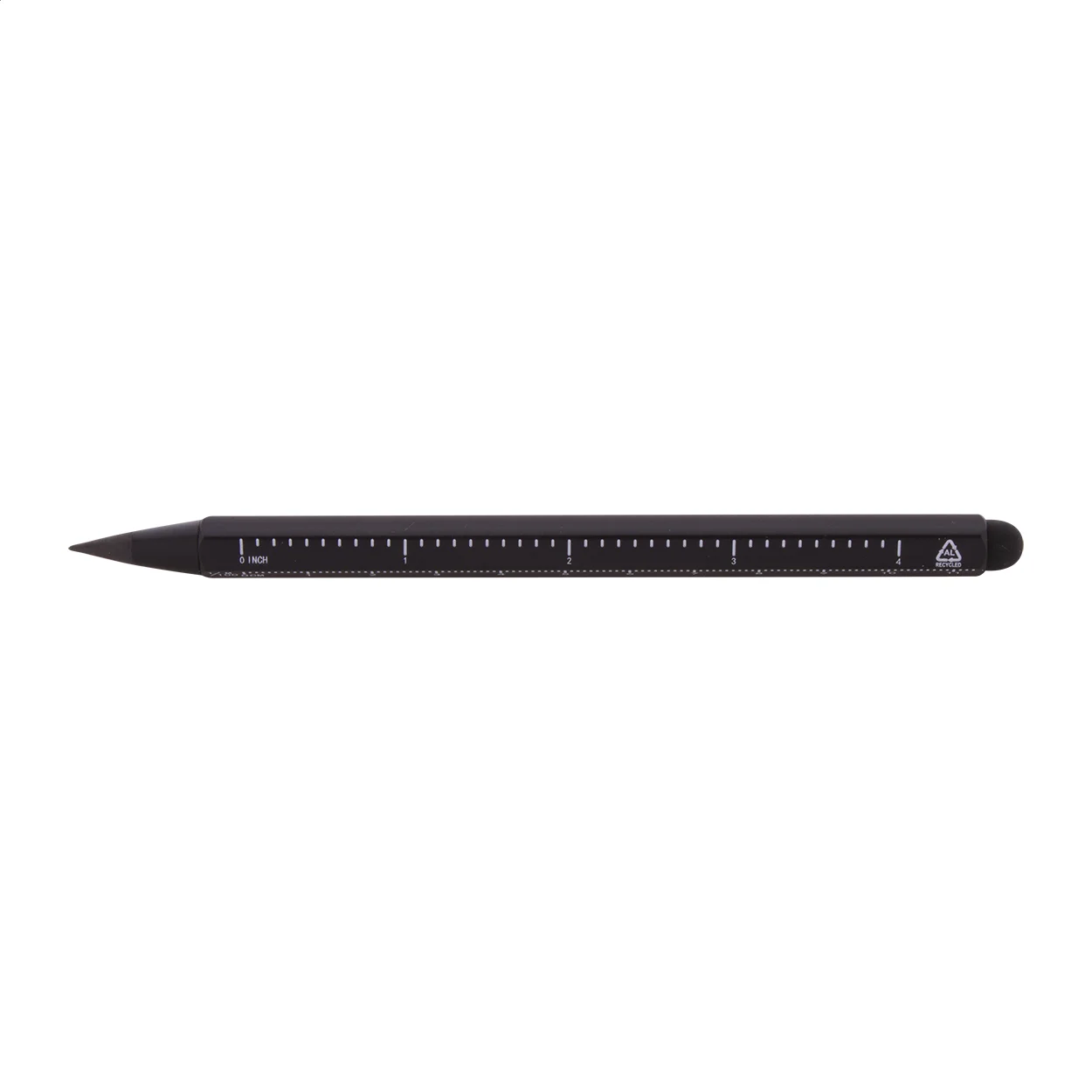 Tintenloser Stift mit Lineal Ruloid, schwarz – Bild 3