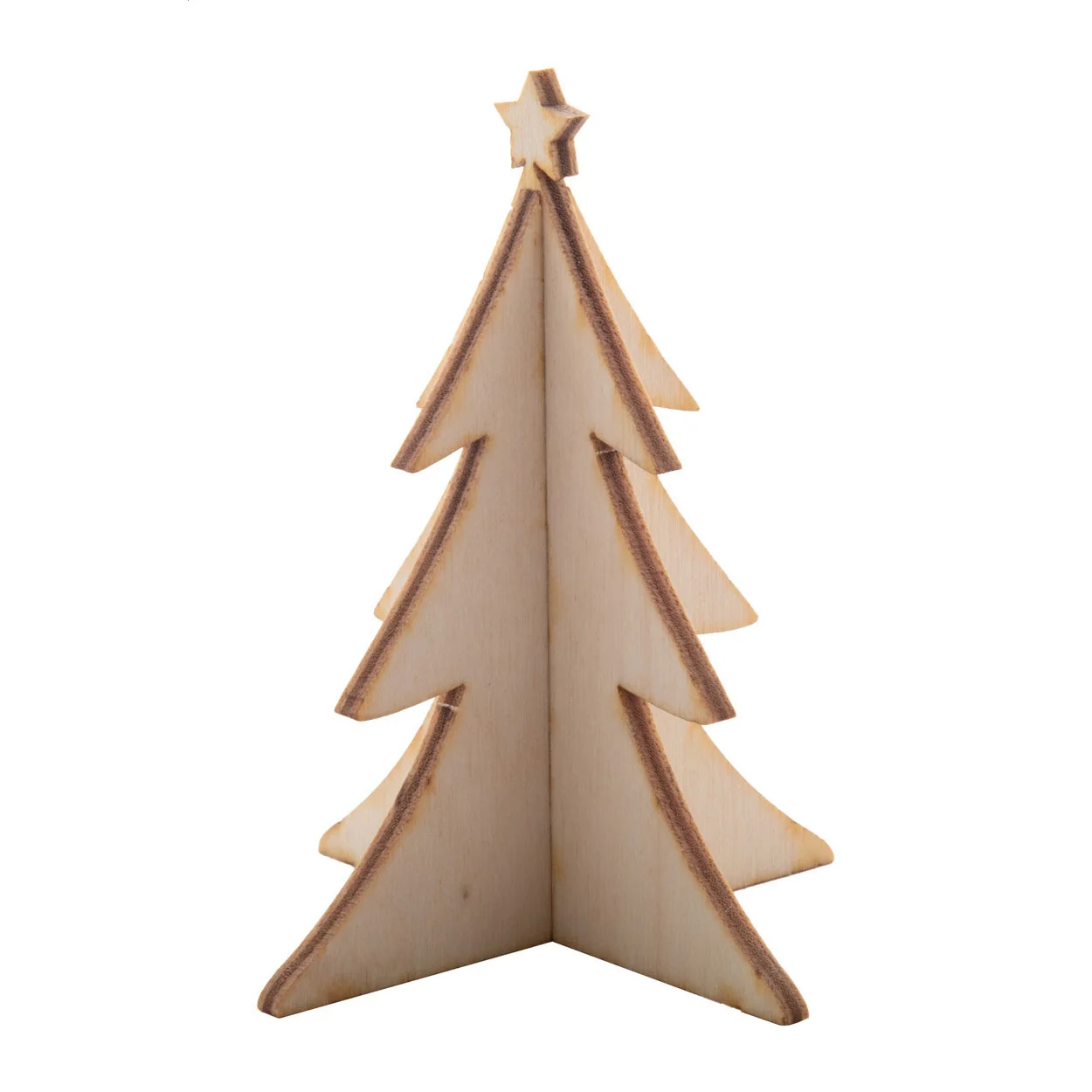 Weihnachtskarte Creax Plus, Schneeflocke, natur – Bild 3