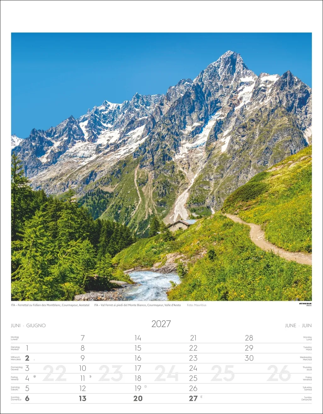 Alpen Wandkalender 2027 – Bild 7