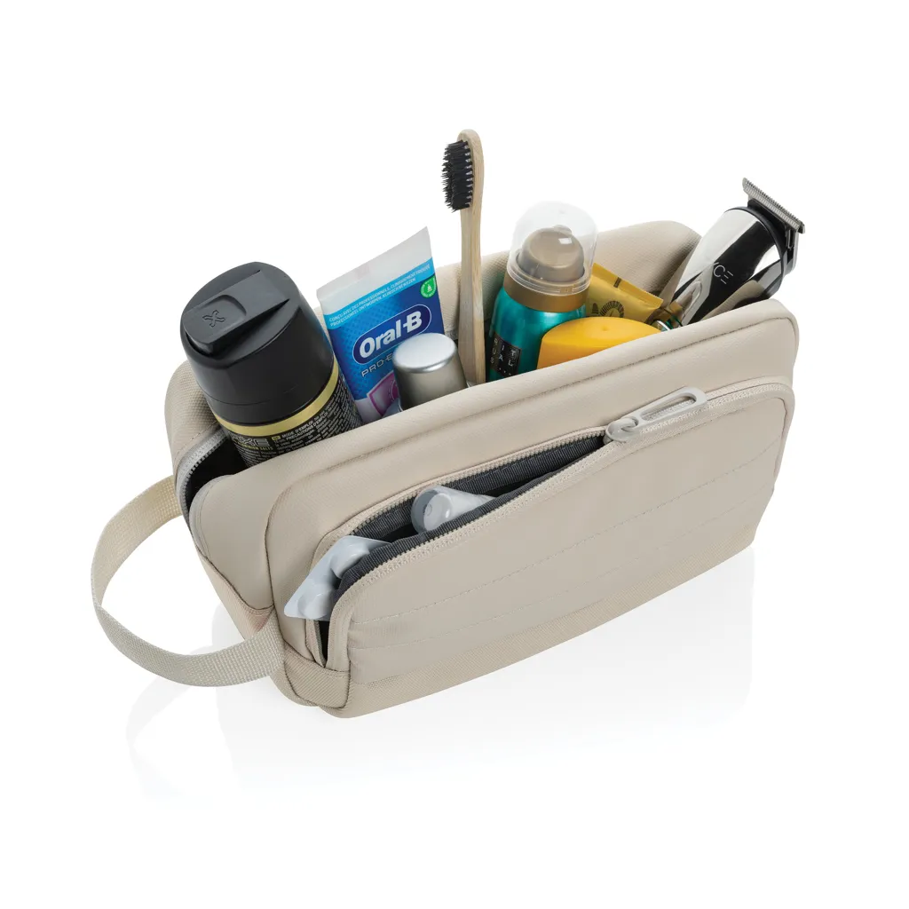 Armond AWARE™ RPET Kosmetiktasche, beige – Bild 6