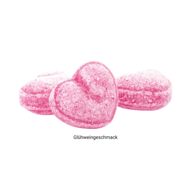 Papierdose Eco Mini, Glühweinherzen-Bonbons – Bild 2