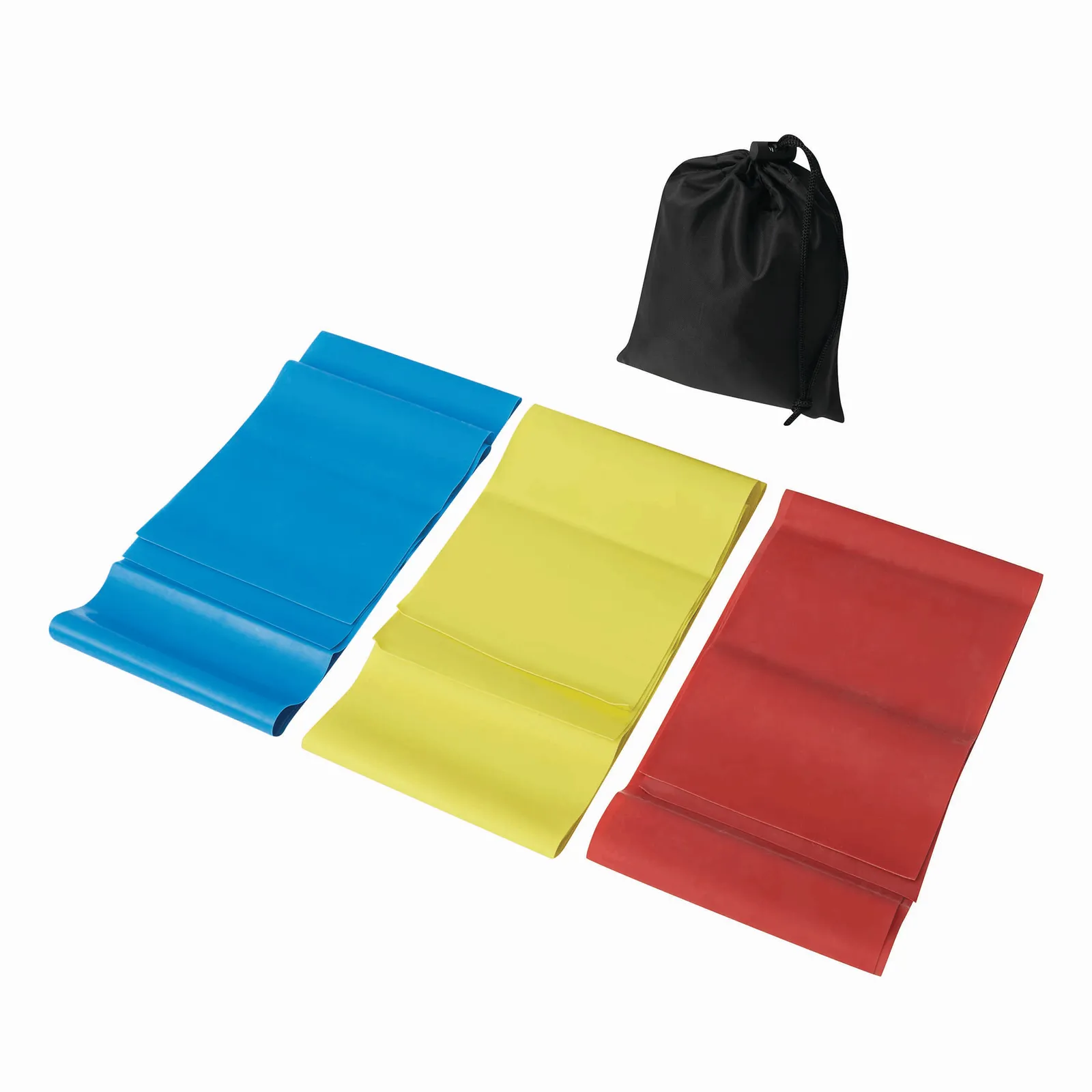 GYM HERO - Fitnessbänder-Set blau, gelb, rot, schwarz