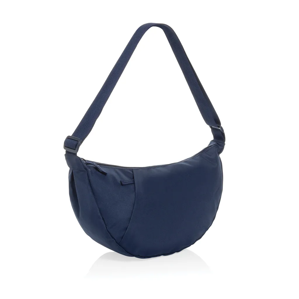 Crescent XL AWARE™ RPET Half-Moon Sling Tasche, navy blau – Bild 3