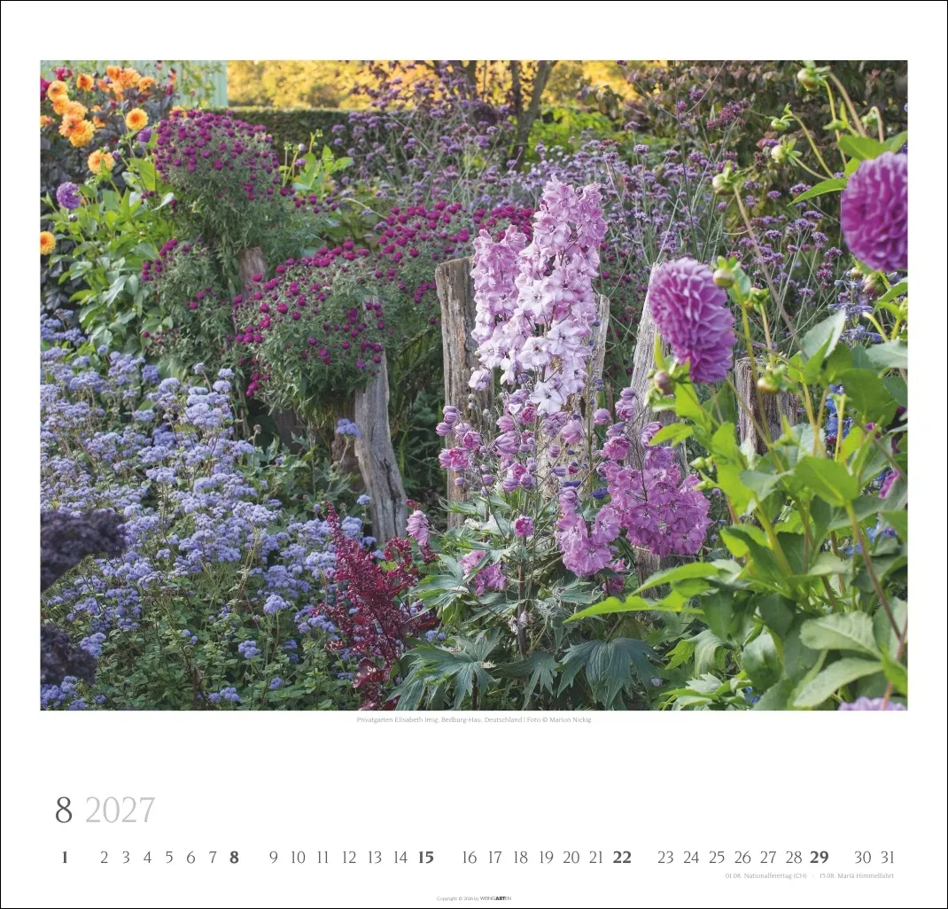 Gartenträume Wandkalender 2027 – Bild 9