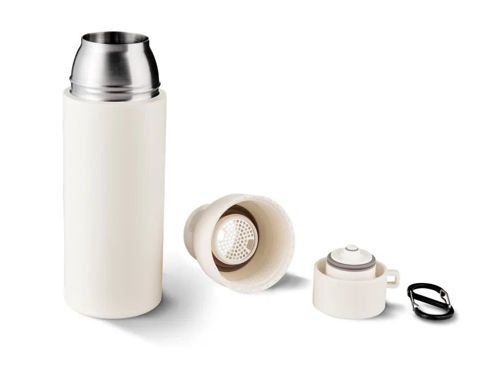 Thermoflasche INFUSE+ schwarz/weiß, schwarz/weiß – Bild 2