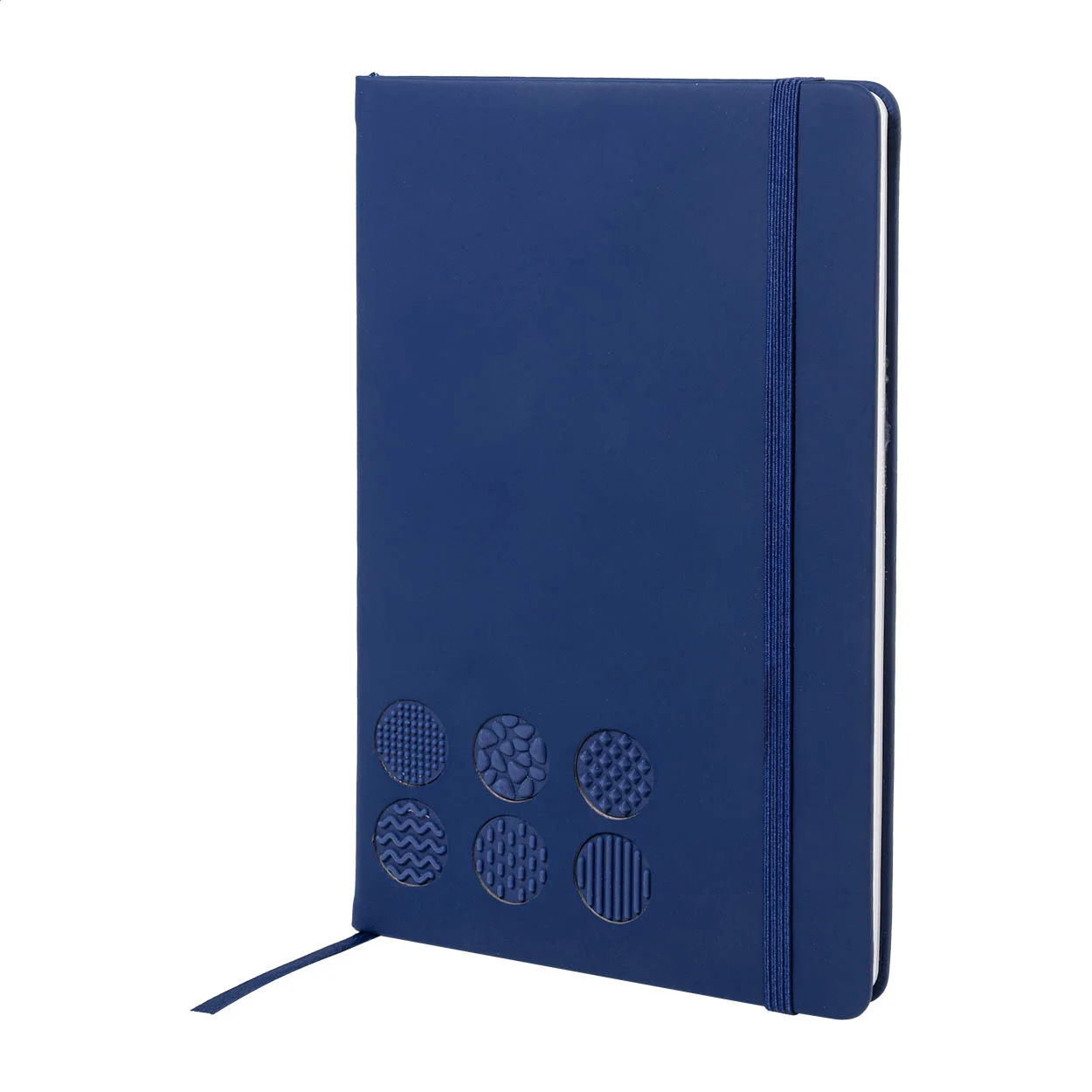 Antistress-Notizbuch Senspuk aus RPU, blau – Bild 2