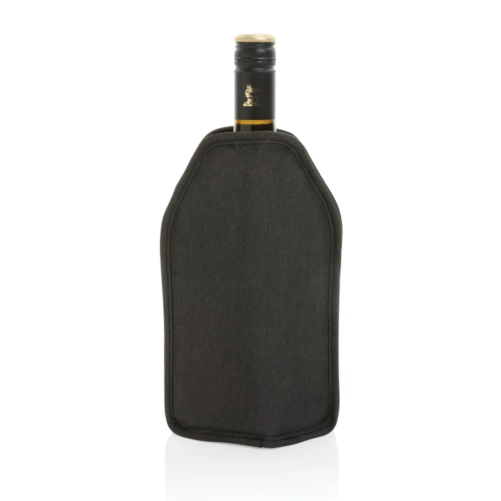 Vino AWARE™ rPET Weinkühler-Sleeve, schwarz – Bild 2