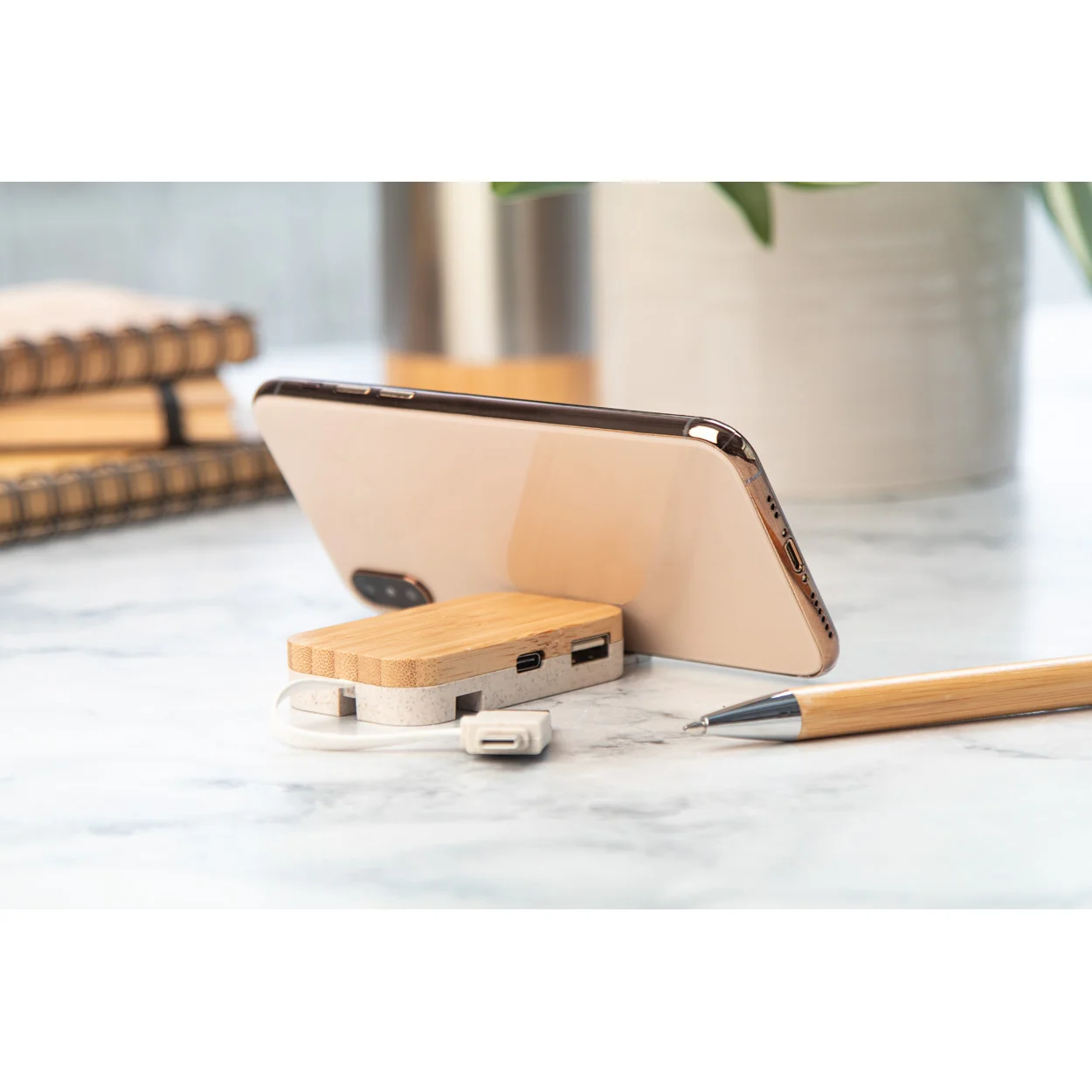 USB Hub Holbaru, natur – Bild 8