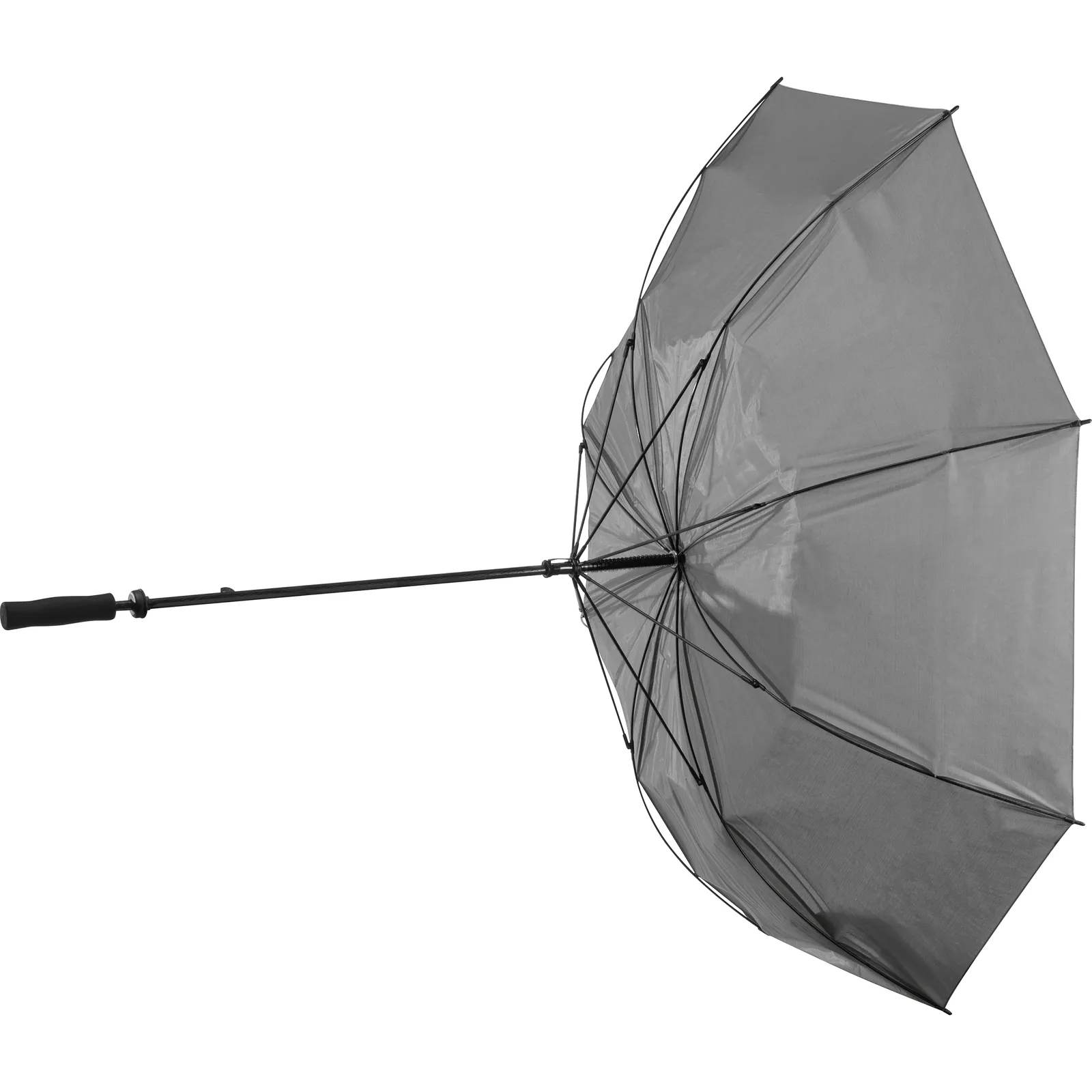 XXL Sturmschirm Hurrican, silbergrau – Bild 3
