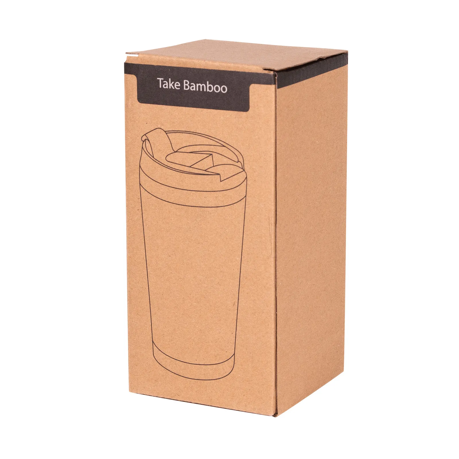 TAKE BAMBOO - Isolierbecher braun, schwarz, silber, braun, schwarz – Bild 8