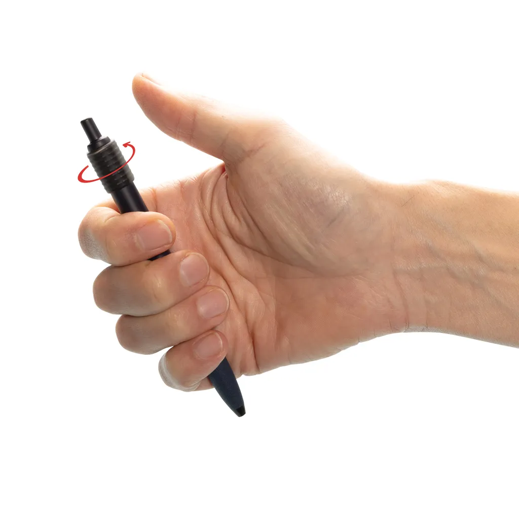 Quill-Anti-Stress-Stift aus GRS rec. rABS, navy blau – Bild 3