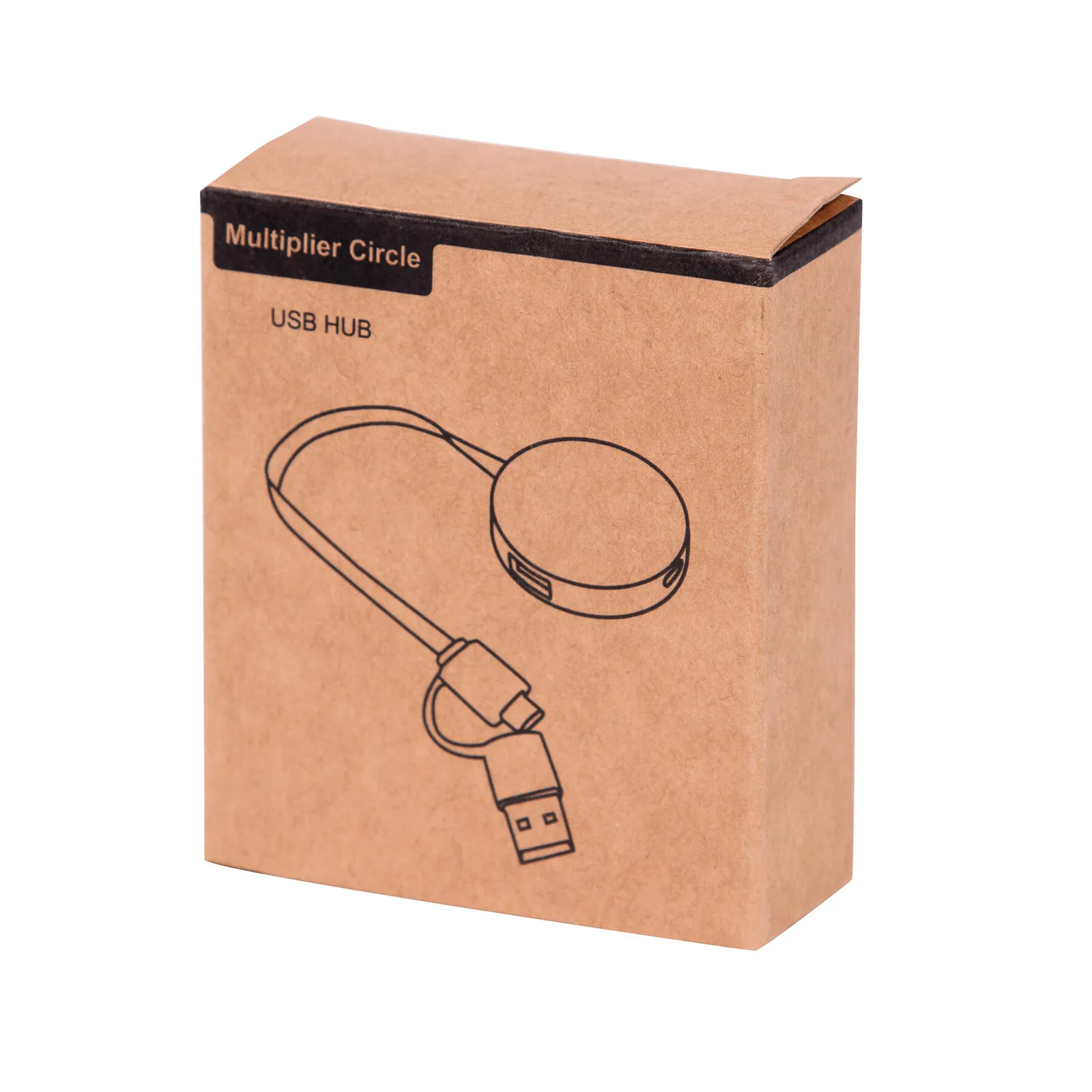 MULTIPLIER CIRCLE - USB Hub braun, braun – Bild 6