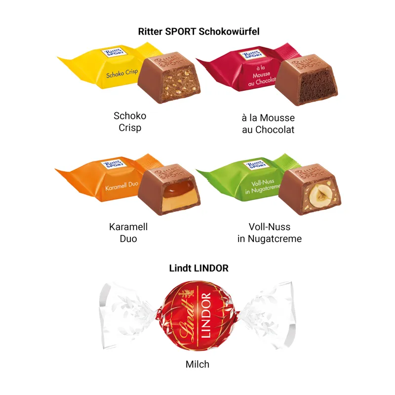 Adventskalender Eco XL, Papierblister, Ritter SPORT Schokowürfel – Bild 2