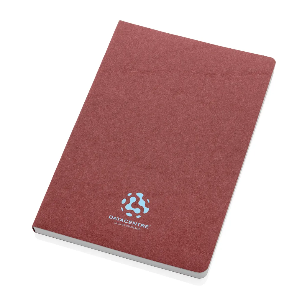 Salton Luxus Kraftpapier Notizbuch A5, kirschrot – Bild 5