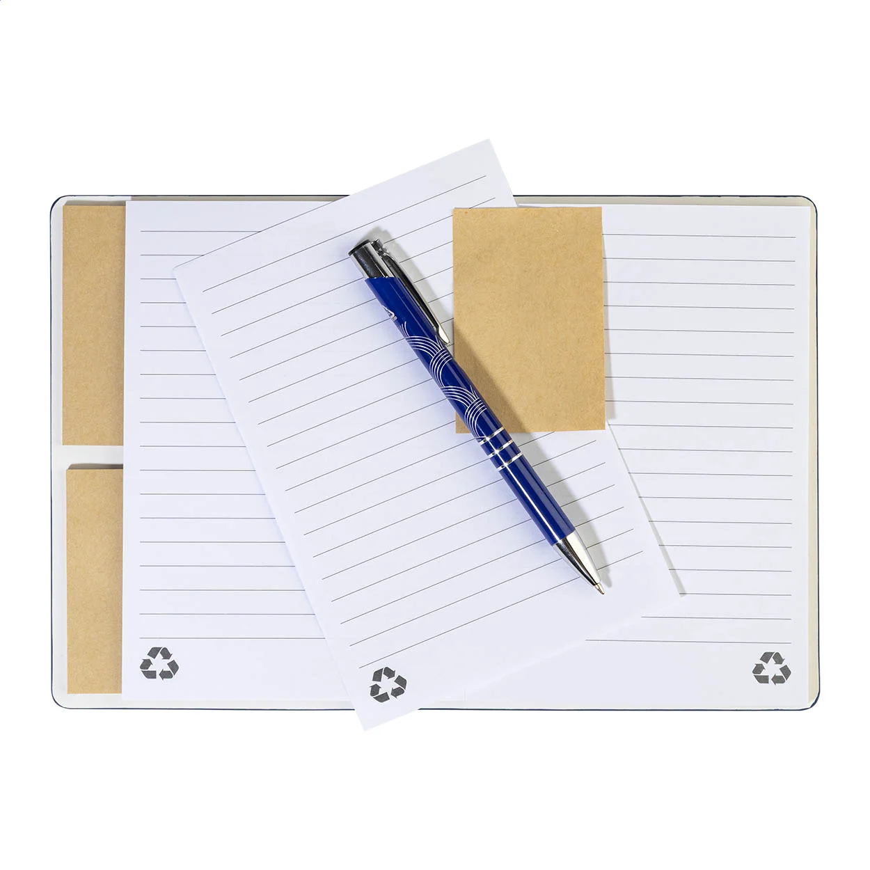 Notizbuch Krappuk aus RPU, blau – Bild 6