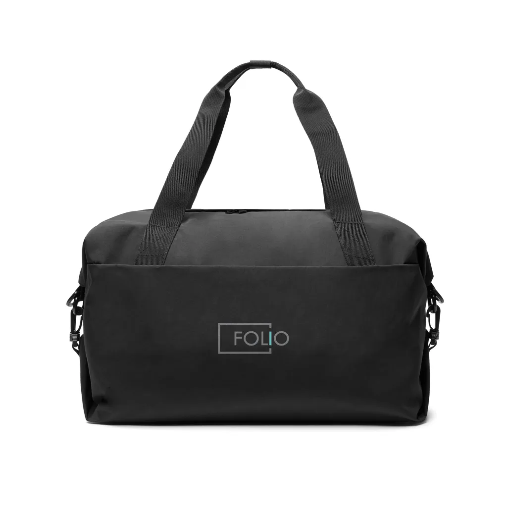 KENTO URBAN Weekender aus RCS recyceltem Nylon, schwarz – Bild 7