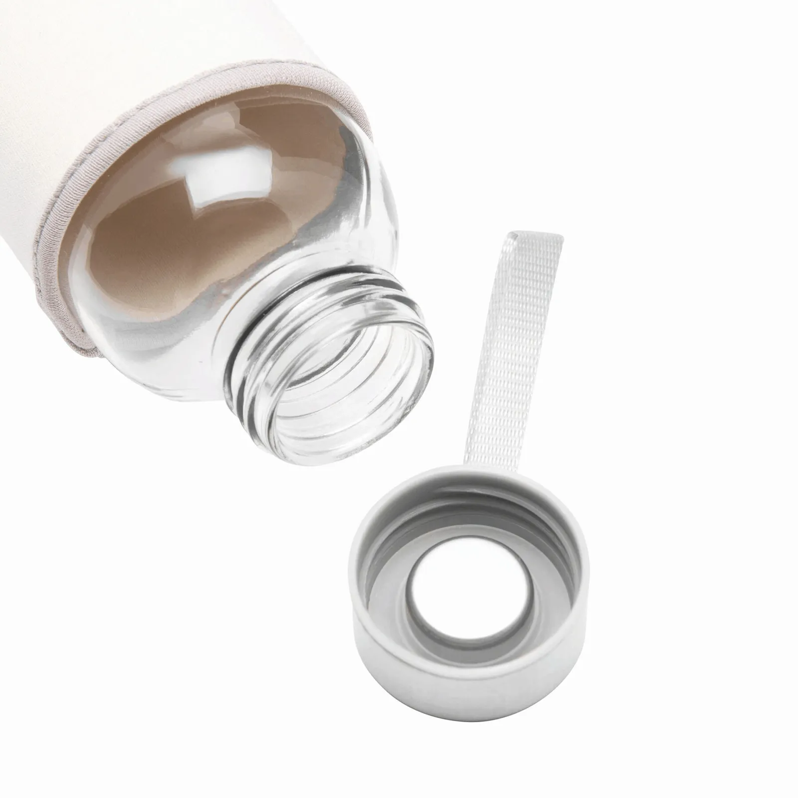TAKE WELL - Glas-Flasche, transparent, weiß – Bild 5