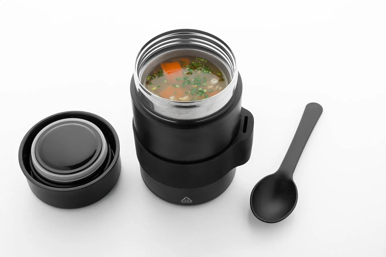 Thermo-Lunchdose RSS Minestrone, schwarz – Bild 4