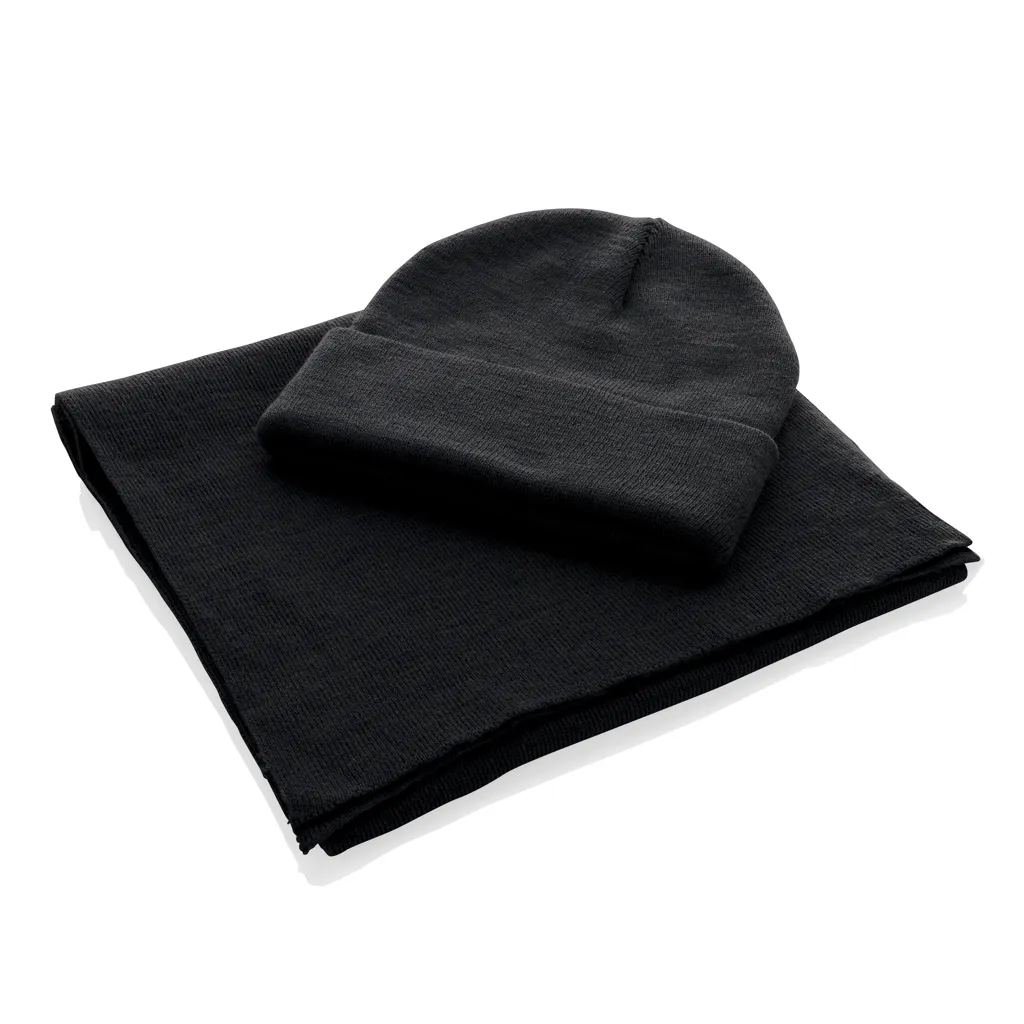 Elles AWARE™ Polylana® Schal 180x30cm, schwarz – Bild 3